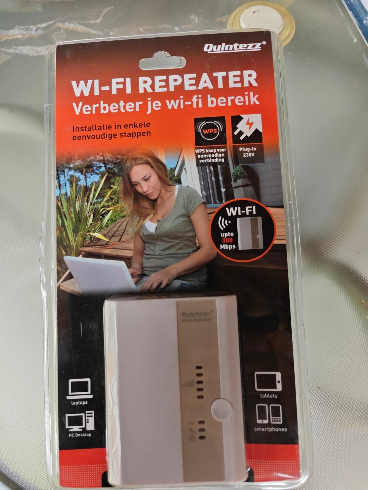 Quintezz Wi-Fi Repeater - Verbeter je Wi-Fi bereik, Ophalen of Verzenden, Nieuw, Quintezz