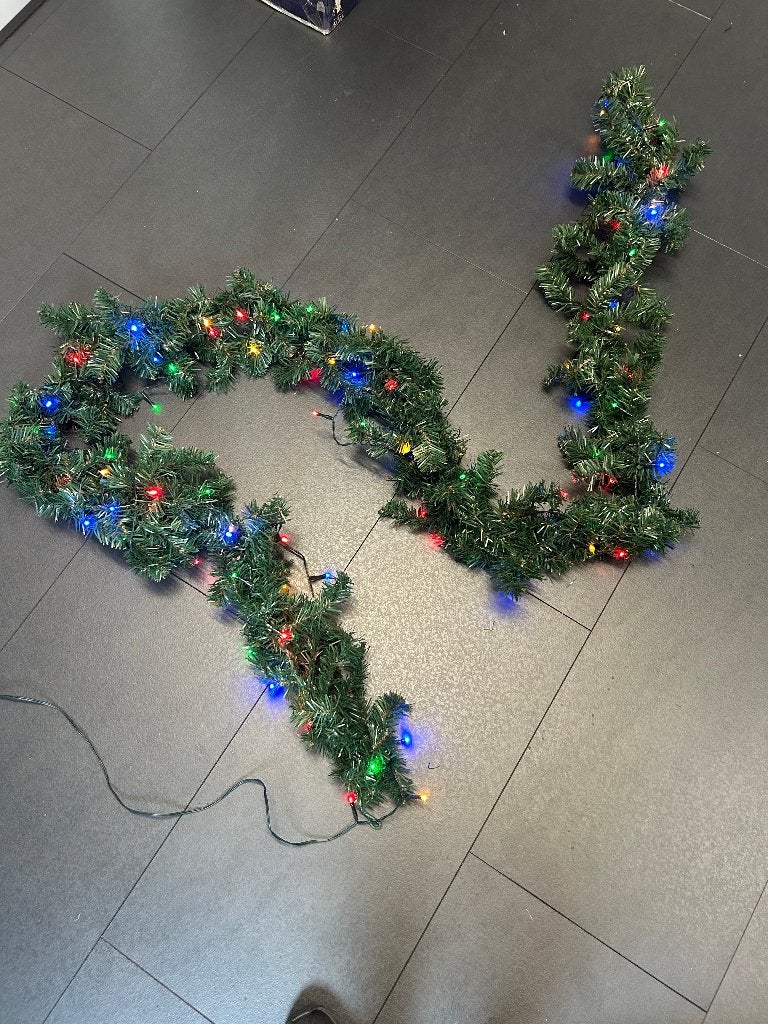 guirlande met gekleurd licht, Diversen, Kerst, Ophalen
