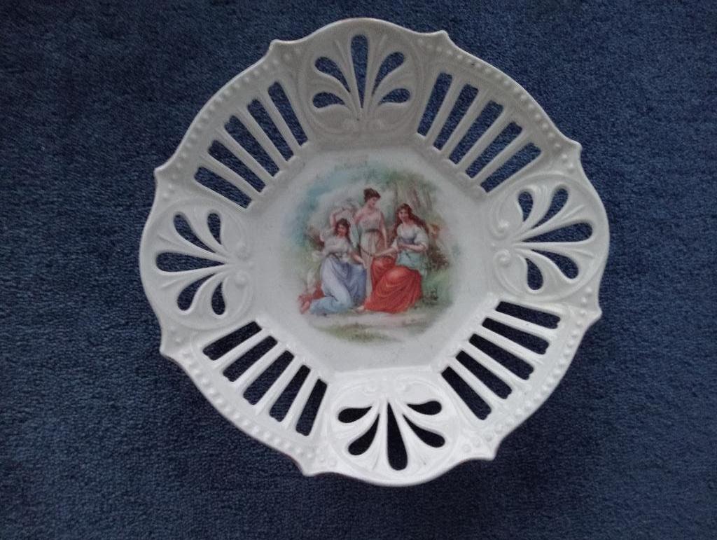 Vintage schaal 24cm doorsnee, Antiek en Kunst, Antiek | Porselein, Ophalen