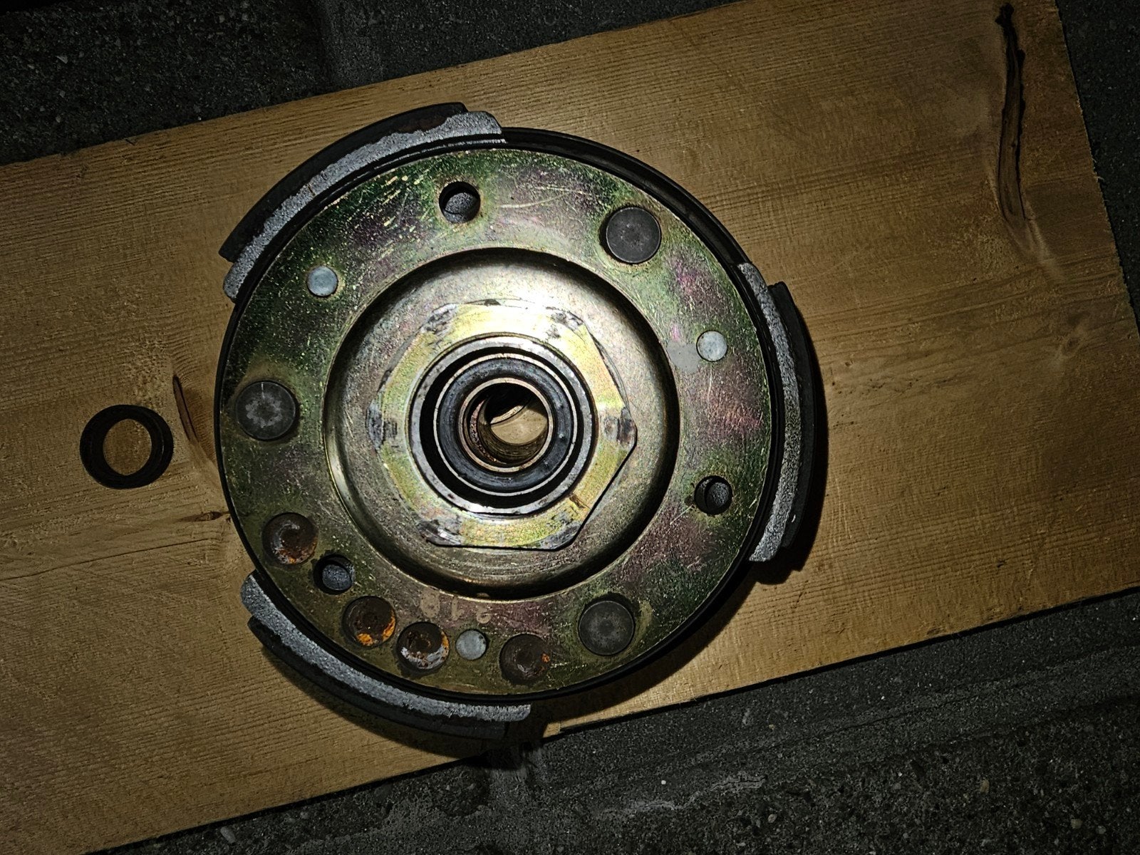 koppeling met poelie compleet hexagon, Ophalen of Verzenden