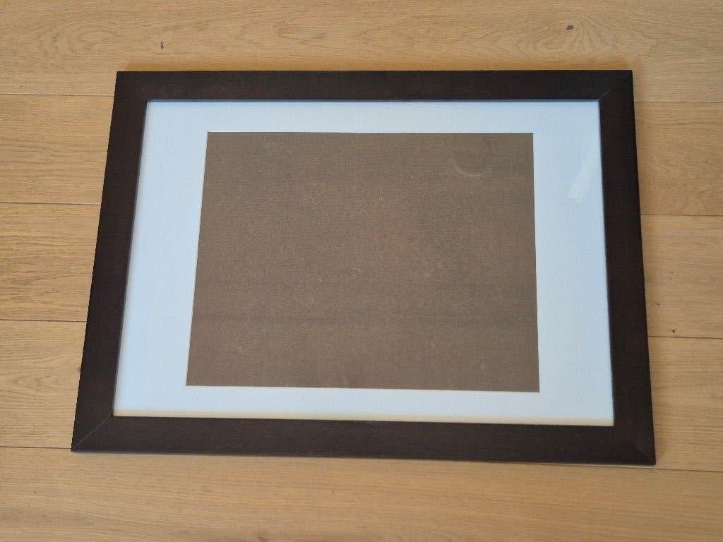 Mooie houten fotolijst Ikea - 78x58x2 cm - in prima staat!, Ophalen of Verzenden, Zo goed als nieuw, Glas, Fotolijst