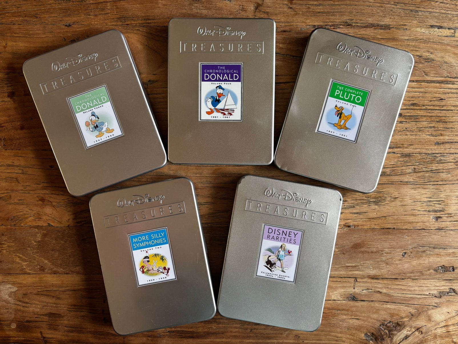 Walt Disney Treasures 5 originele Ltd Edition Tin Box DVD’s, Ophalen of Verzenden, Overige figuren, Zo goed als nieuw, Overige typen