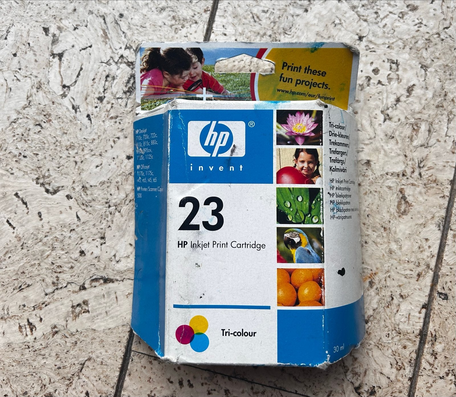 HP 23 Tri-colour Inktcartridge - Nieuw in doos, Ophalen of Verzenden, Nieuw, Cartridge