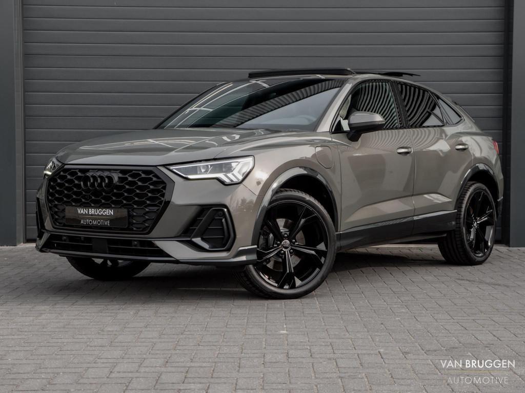 Audi Q3 Sportback 45 TFSI e S-Line Pano CarPlay 20" Keyless, Gebruikt, Leder en Stof, Hybride Elektrisch/Benzine, 13 kWh