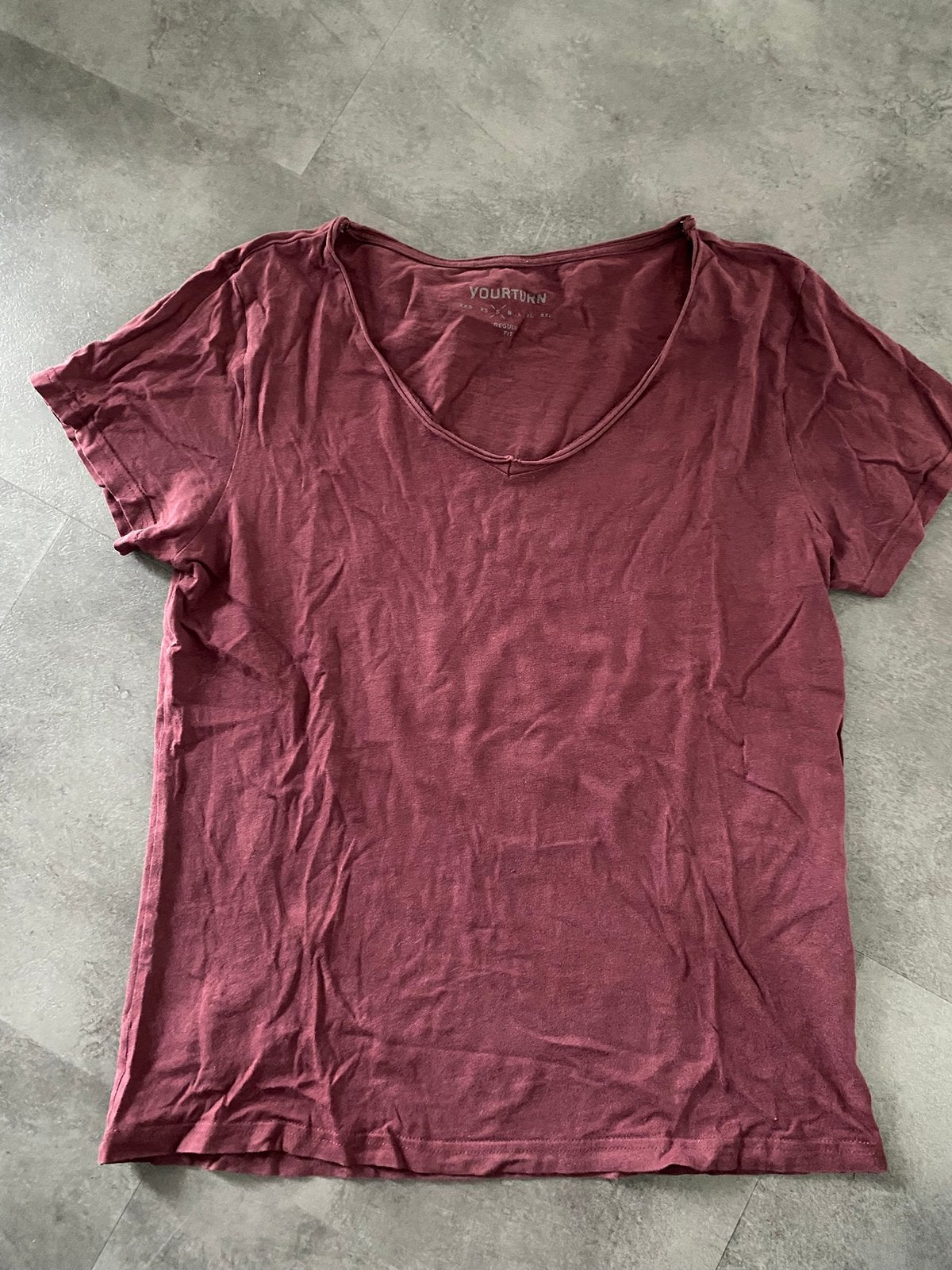 Bordeaux rood shirtje maat S, Ophalen of Verzenden, Zo goed als nieuw, Maat 48/50 (M), Rood