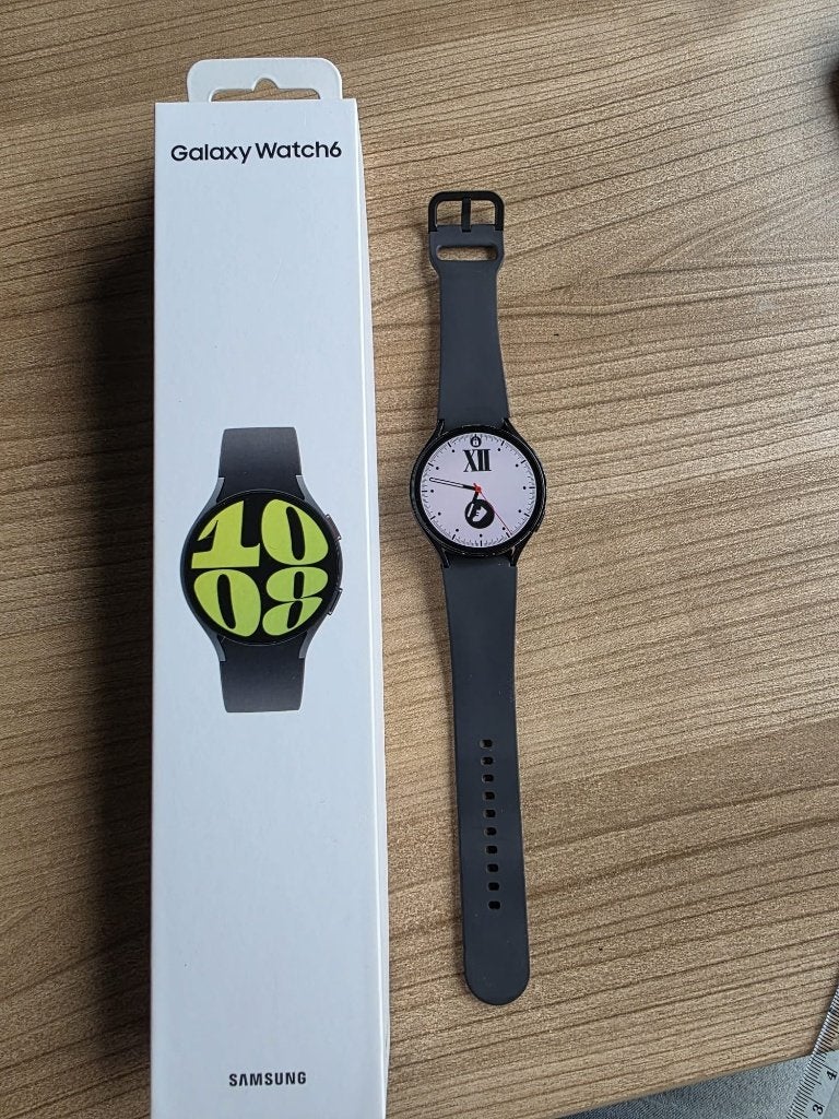 Samsung Galaxy Watch 6 LTE 44mm Zwart, Gebruikt, Zwart, Samsung ⌚️, Ophalen of Verzenden