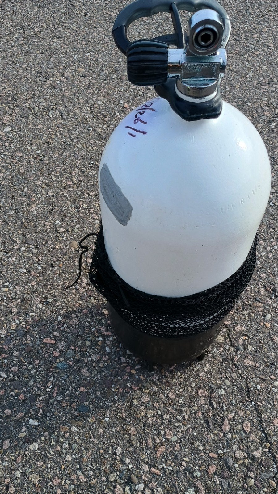 12 Liter 200 Bar Duikfles – Gekeurd tot 2031 – Gevuld met Lu, Ophalen, Gebruikt, Duikfles
