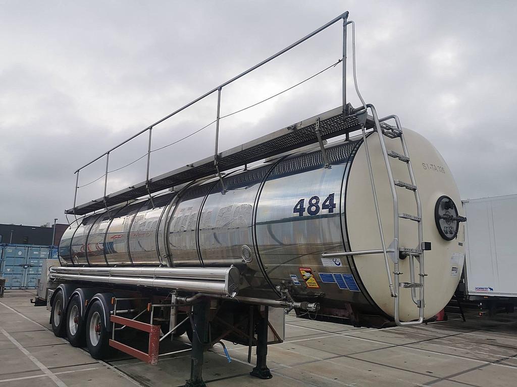 MAGYAR SR 34 FOODSTUFF pump webasto 25m3, Bedrijf, ABS, Zilver of Grijs, Aanhangers en Opleggers