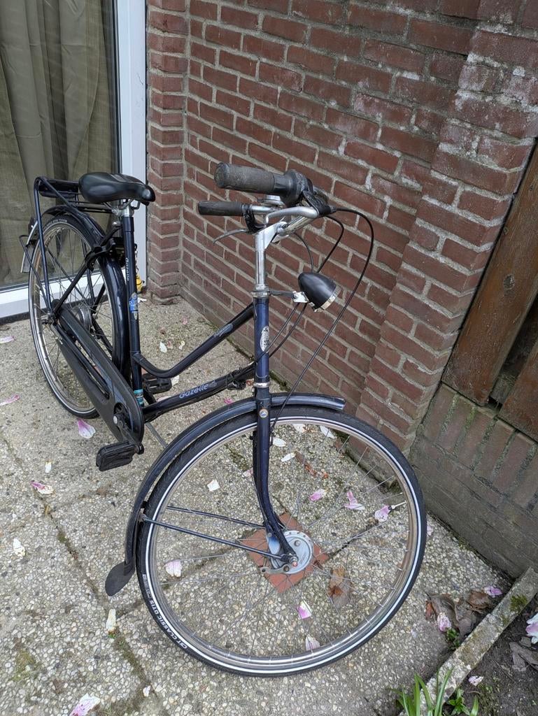 Gazelle meisjesfiets met slot en verlichting, Ophalen, Gebruikt, 26 inch of meer, Gazelle