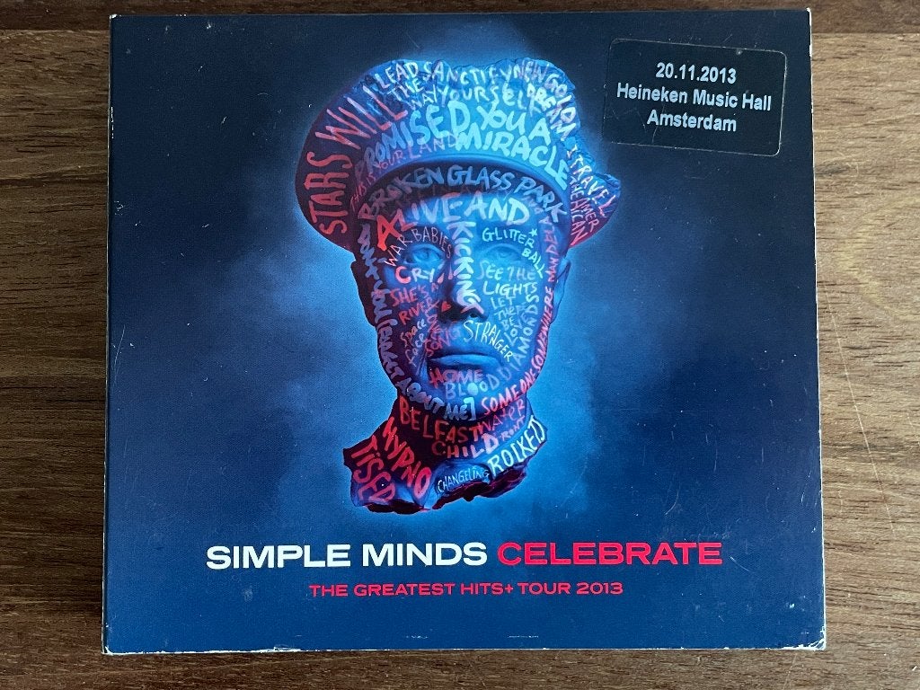 3Cd Set Simple Minds Celebrate Live HMH Amsterdam 2013, Cd's en Dvd's, Gebruikt, Pop, Digipak, Ophalen of Verzenden
