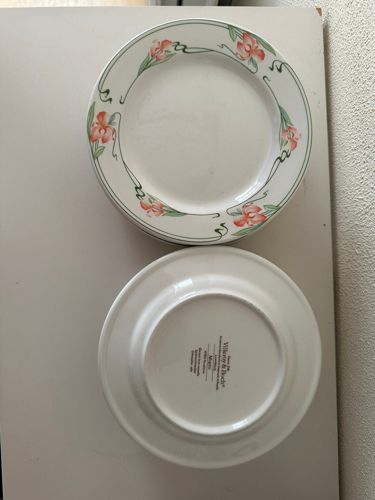 Vintage 12 kleine bordjes (17cm) Villeroy & Boch. Miami, Ophalen