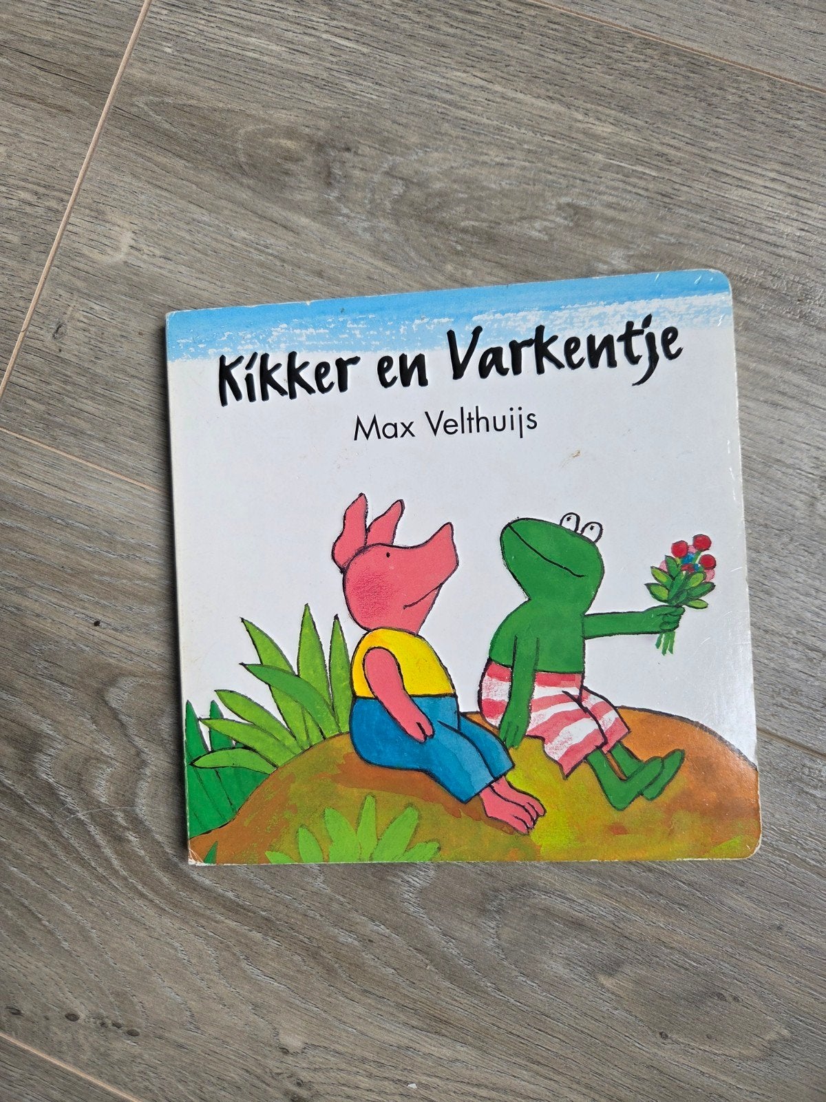 Kikker en Varkentje - Max Velthuijs (Zo goed als nieuw), Boeken, Fictie algemeen, Max Velthuijs, Jongen of Meisje, Ophalen of Verzenden