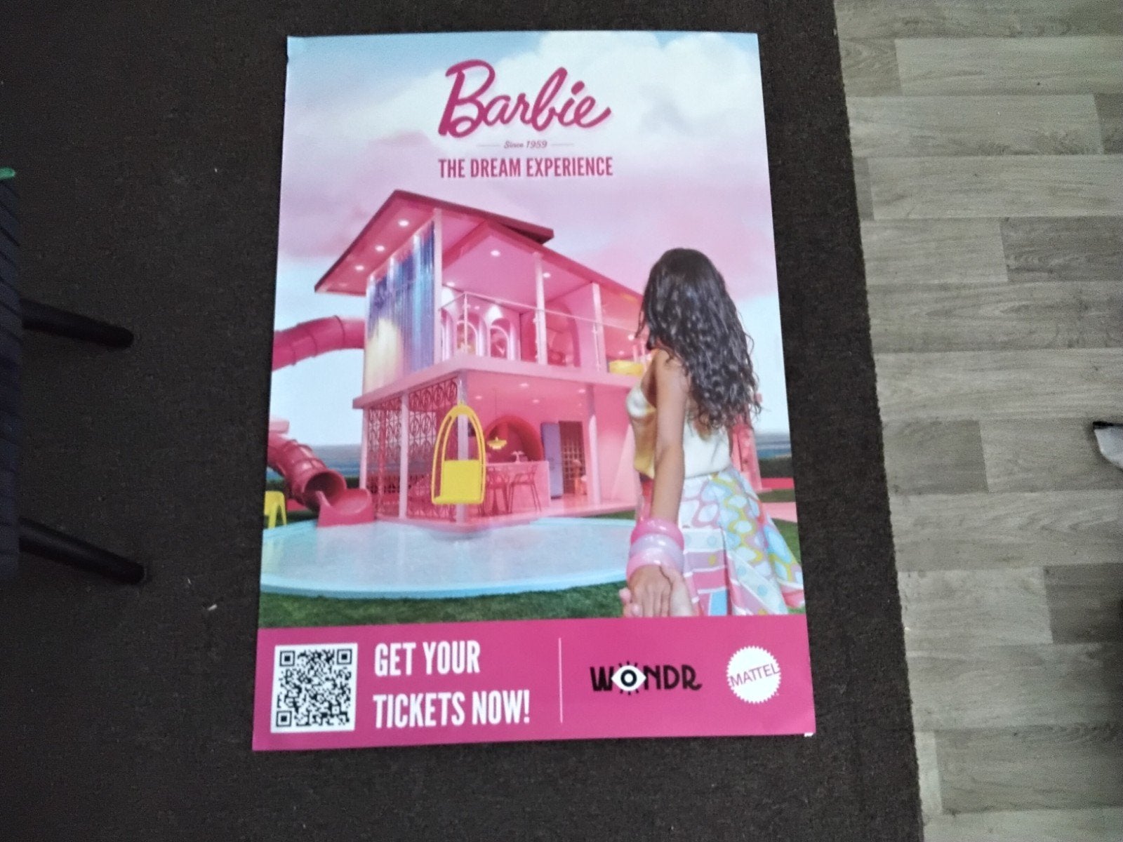 Barbie poster 70x 100 cm, Ophalen of Verzenden, A1 t/m A3