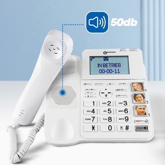 Geemarc CL595 seniorentelefoon, Ophalen of Verzenden, Zo goed als nieuw, 1 handset