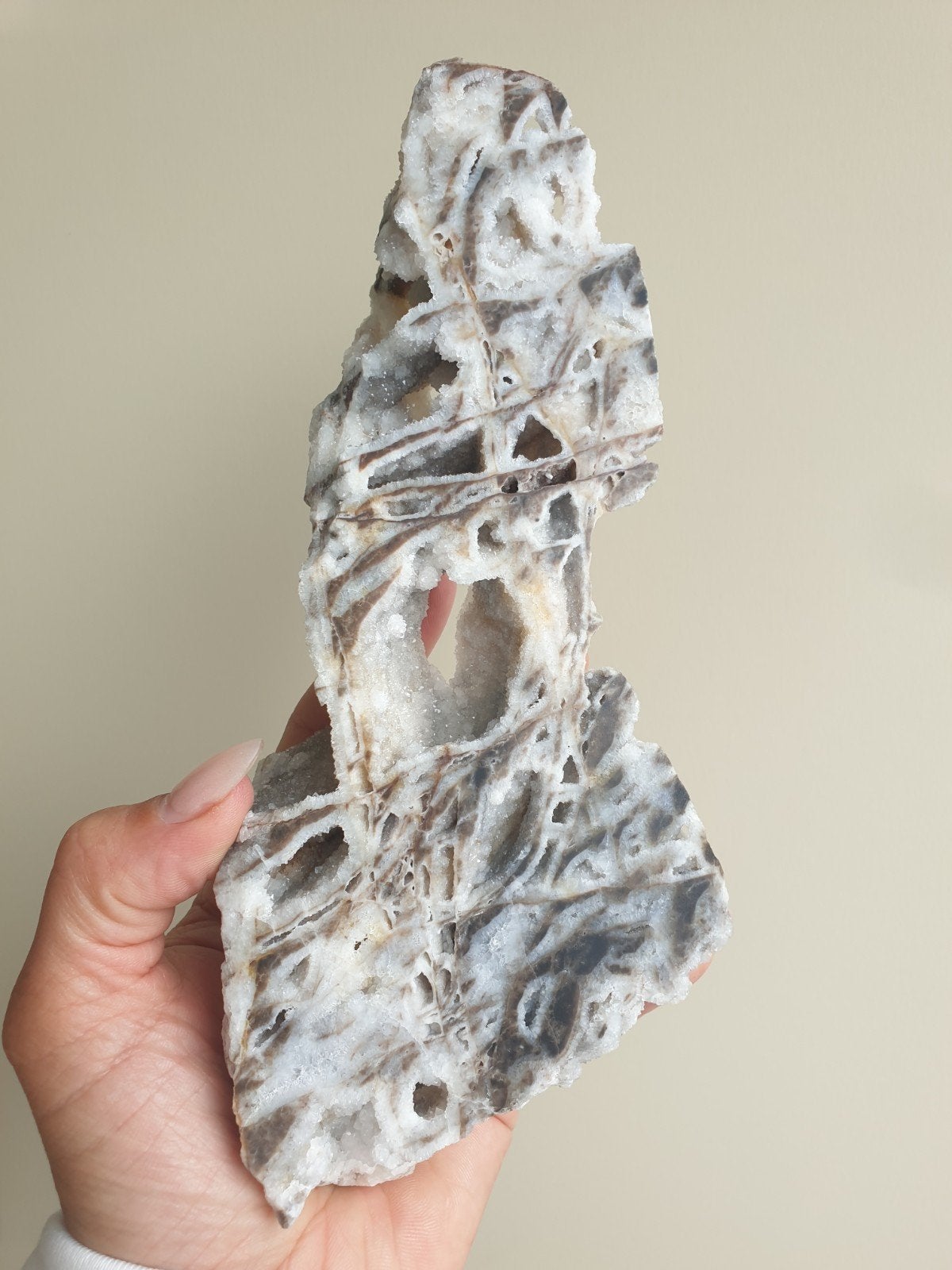 Sfareliet / chalcedoon freeform, Verzenden