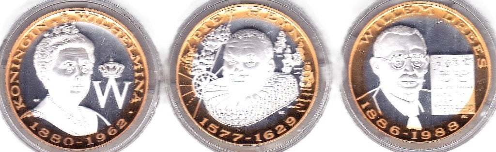 ERFLATERS VAN VADERLANDSE GESCHIEDENIS met GOUD EN ZILVER, Ophalen of Verzenden, Overige materialen