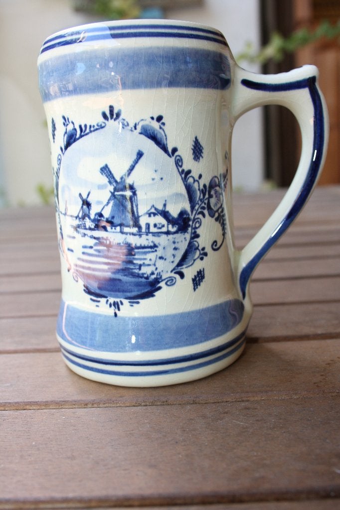 Delfts blauw mok/pul, Ophalen of Verzenden