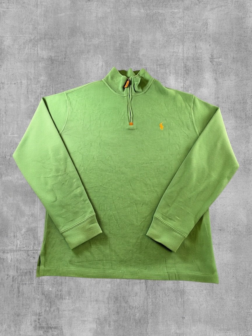 Polo Ralph Lauren trui groen heren maat M katoen sweater, 24 Route de la Galaise, 1228 Plan-les-Ouates, Zwitserland, Zo goed als nieuw