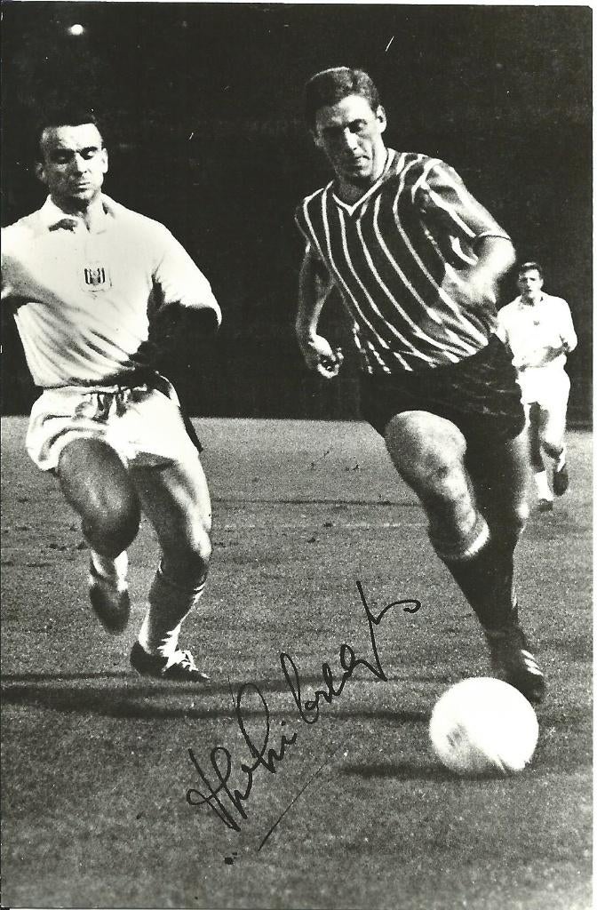 1963-1964  fotokaart EPGFC Thijs Libregts Feyenoord, Verzenden, Feyenoord, Poster, Plaatje of Sticker