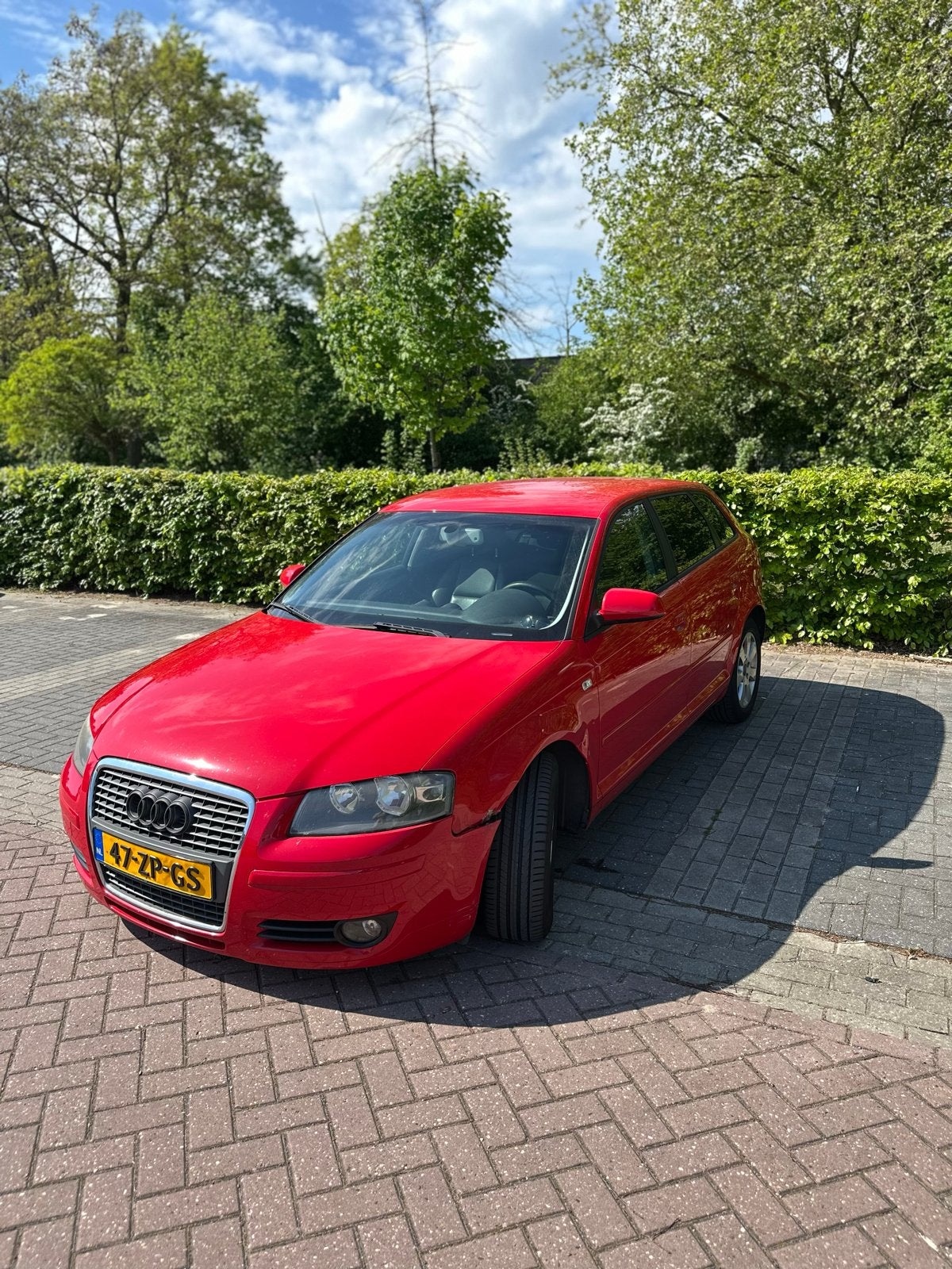 Audi A3 1.8 Tfsi Sportback 118KW DSG 2008 Rood, Auto's, Audi, 1345 kg, 4 cilinders, 160 pk, Origineel Nederlands