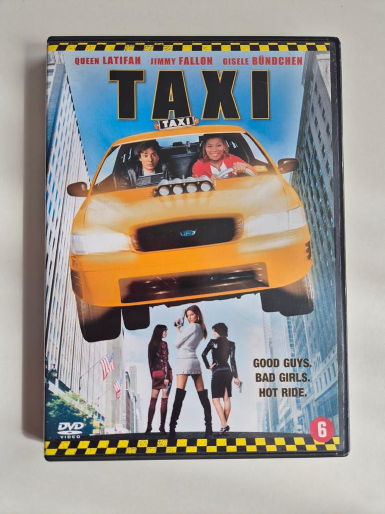 Taxi DVD - Actiekomedie met Queen Latifah, Vanaf 6 jaar, Ophalen of Verzenden, Gebruikt, Actiekomedie
