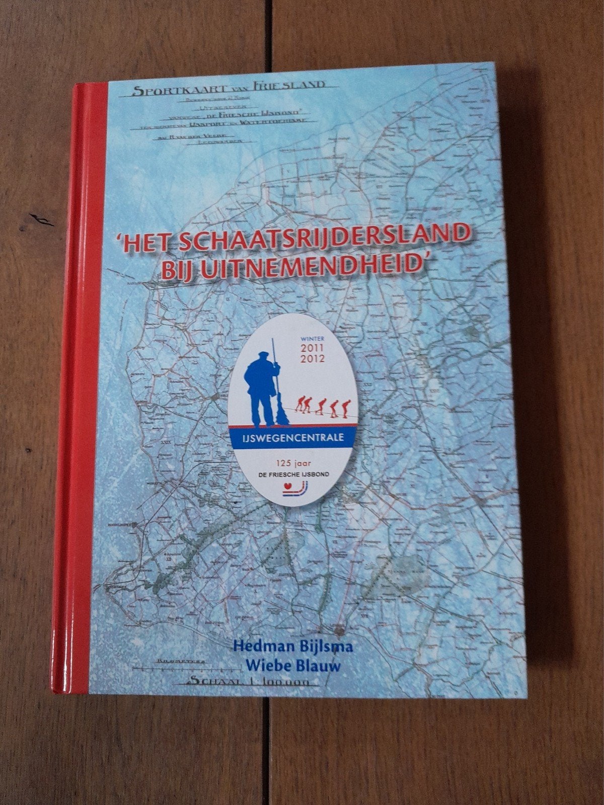 Schaats- en Winterboek van 125 jaar Friesche IJsbond., Ophalen of Verzenden, Zo goed als nieuw, Herman Bijlsma & Wiebe Blauw
