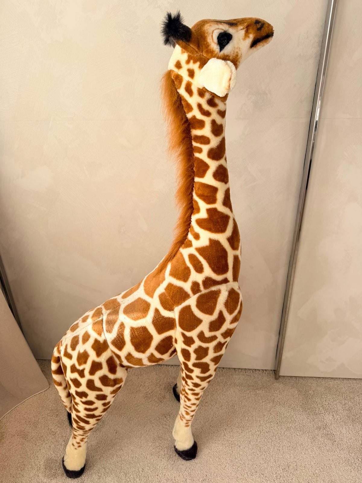 Grote Melissa & Doug Giraf Knuffel - Gebruikt, Kinderen en Baby's, Speelgoed | Knuffels en Pluche, Ophalen, Gebruikt, Giraf, Overige karakters