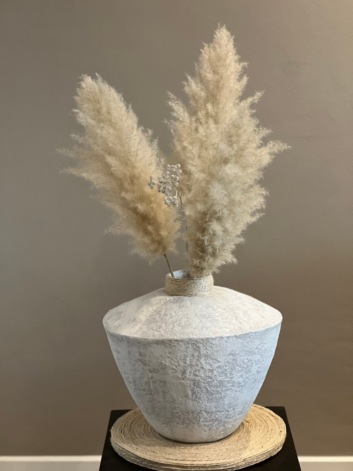 papier-maché pot, Ophalen of Verzenden, Zo goed als nieuw