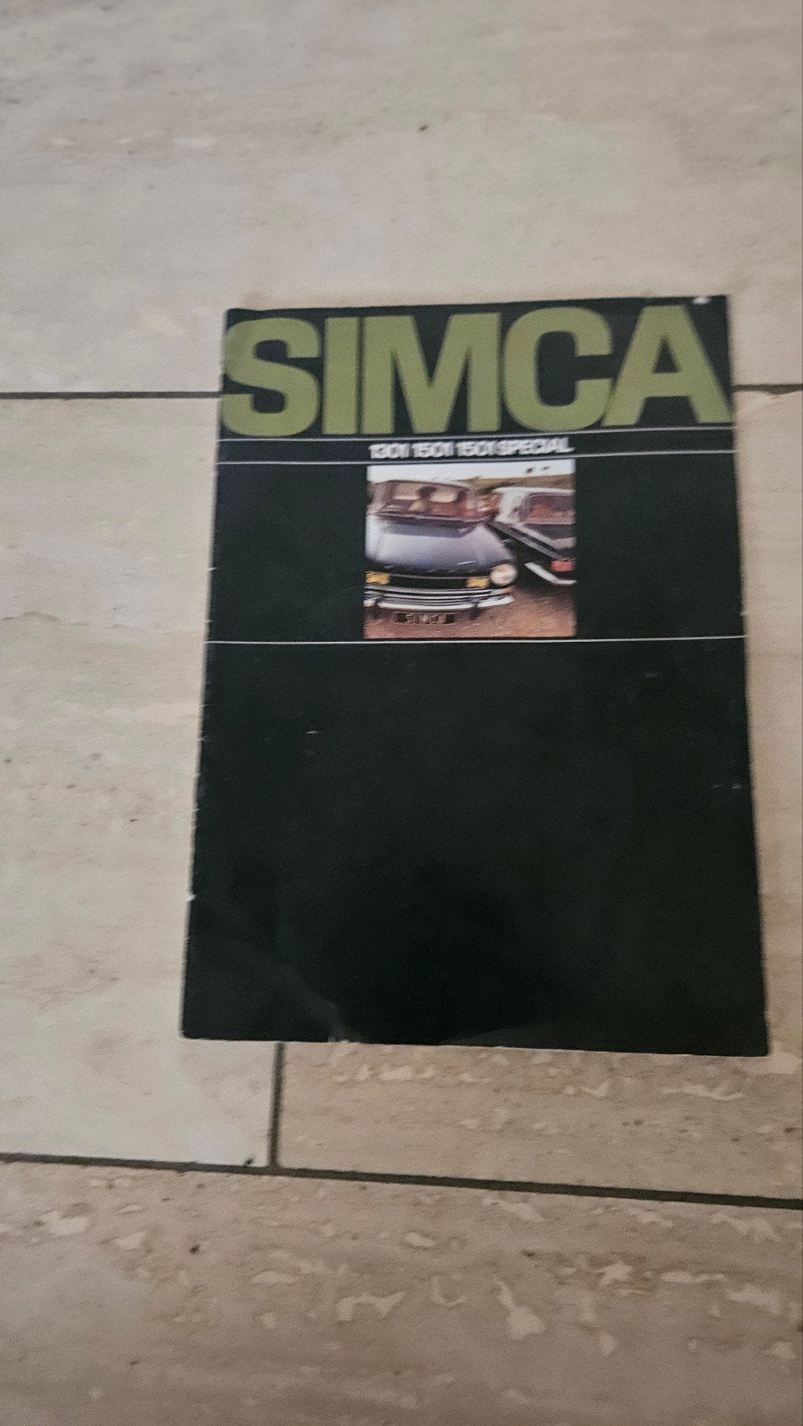Verkoopfolder SIMCA 1301/1501, Ophalen of Verzenden, Zo goed als nieuw, Overige merken