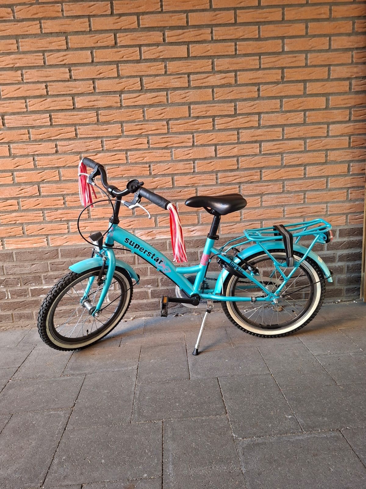 Loeki kinderfiets., Fietsen en Brommers, Ophalen, Zo goed als nieuw, 18 inch