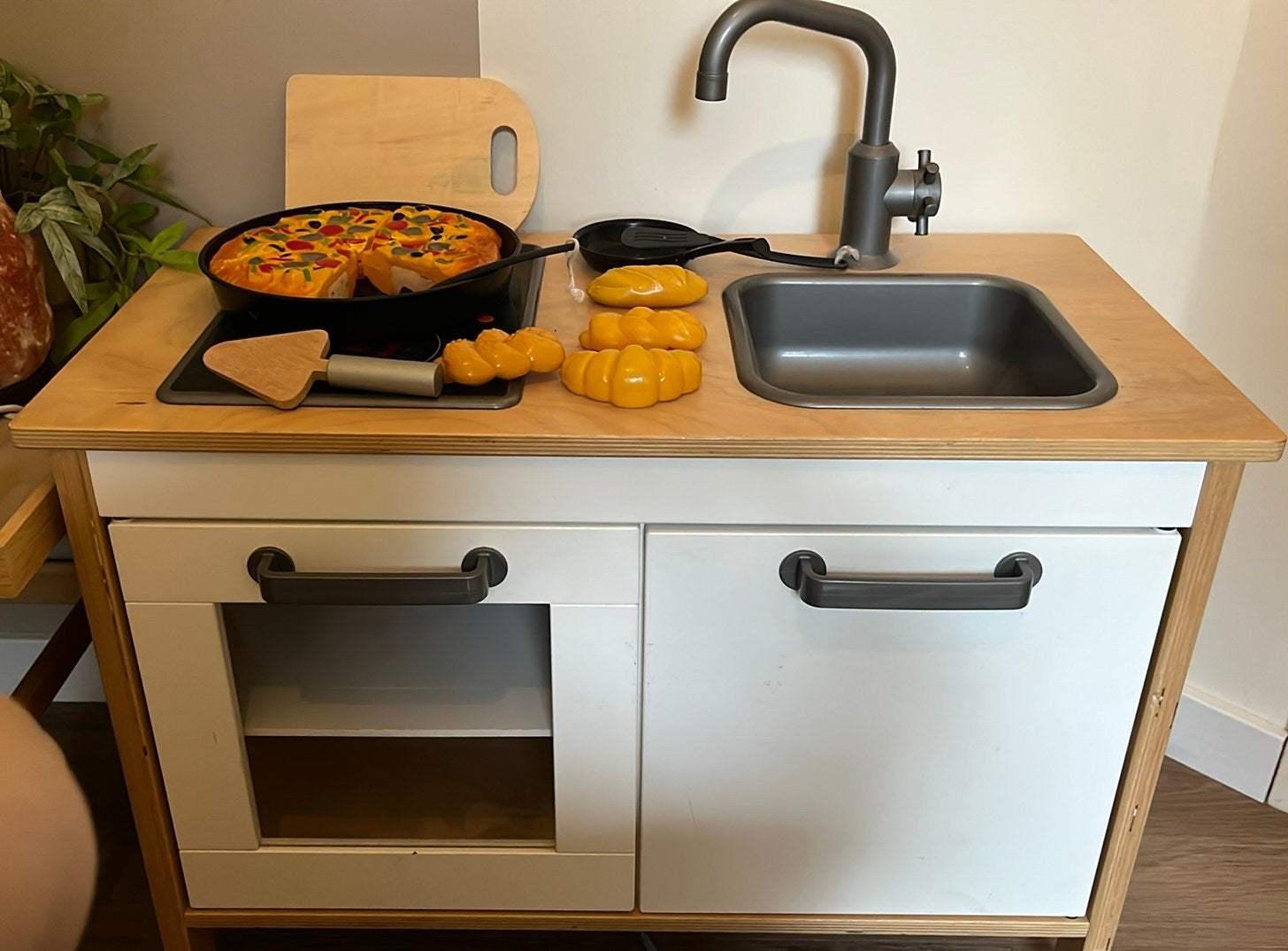 IKEA DUKTIG Speelkeuken met accessoires, Ophalen, Gebruikt, Hout, Speelkeuken