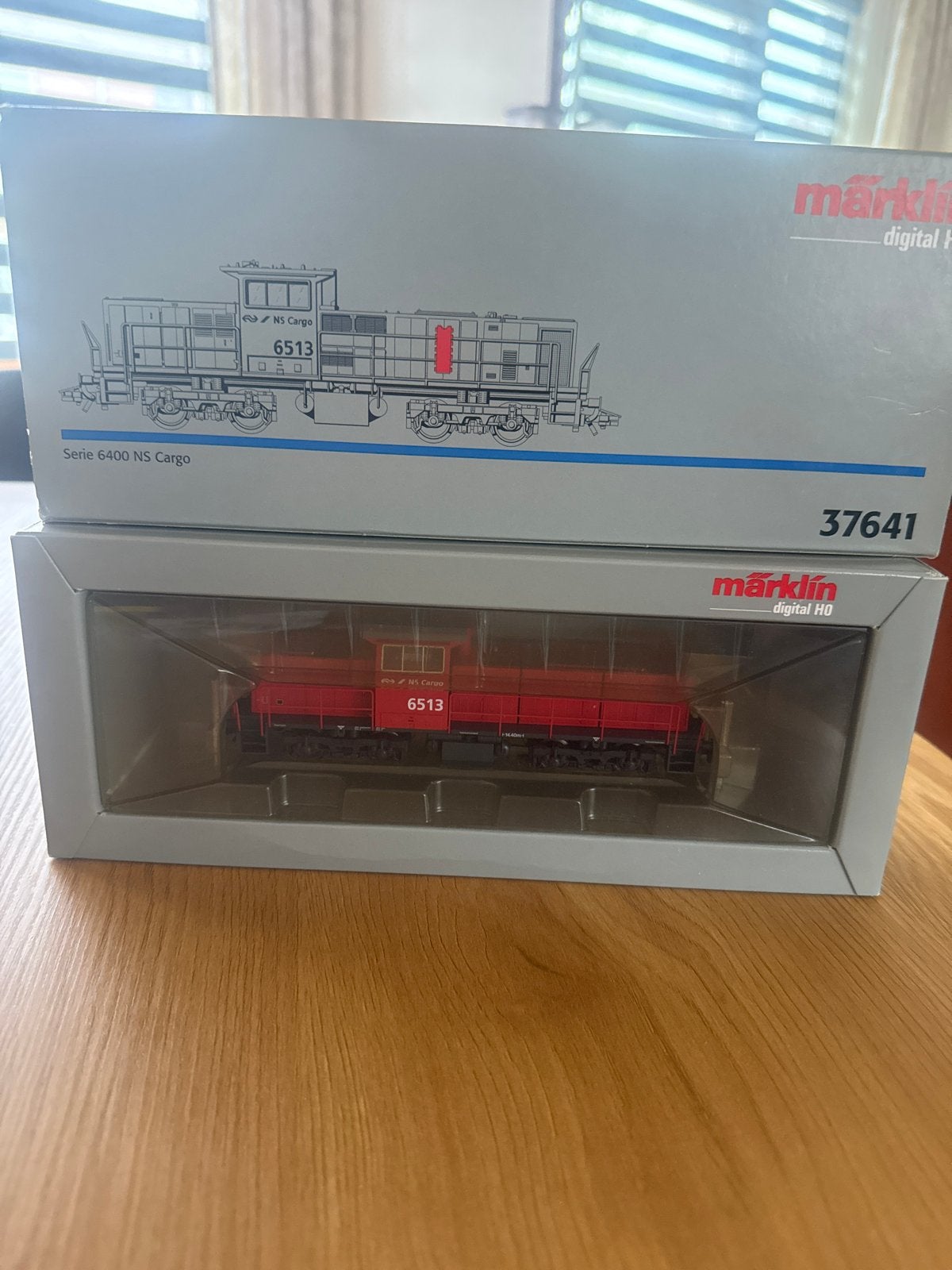 Märklin 37641 NS Cargo Serie 6400 Locomotief 6513, Hobby en Vrije tijd, Ophalen, Wisselstroom, Locomotief, Nieuw