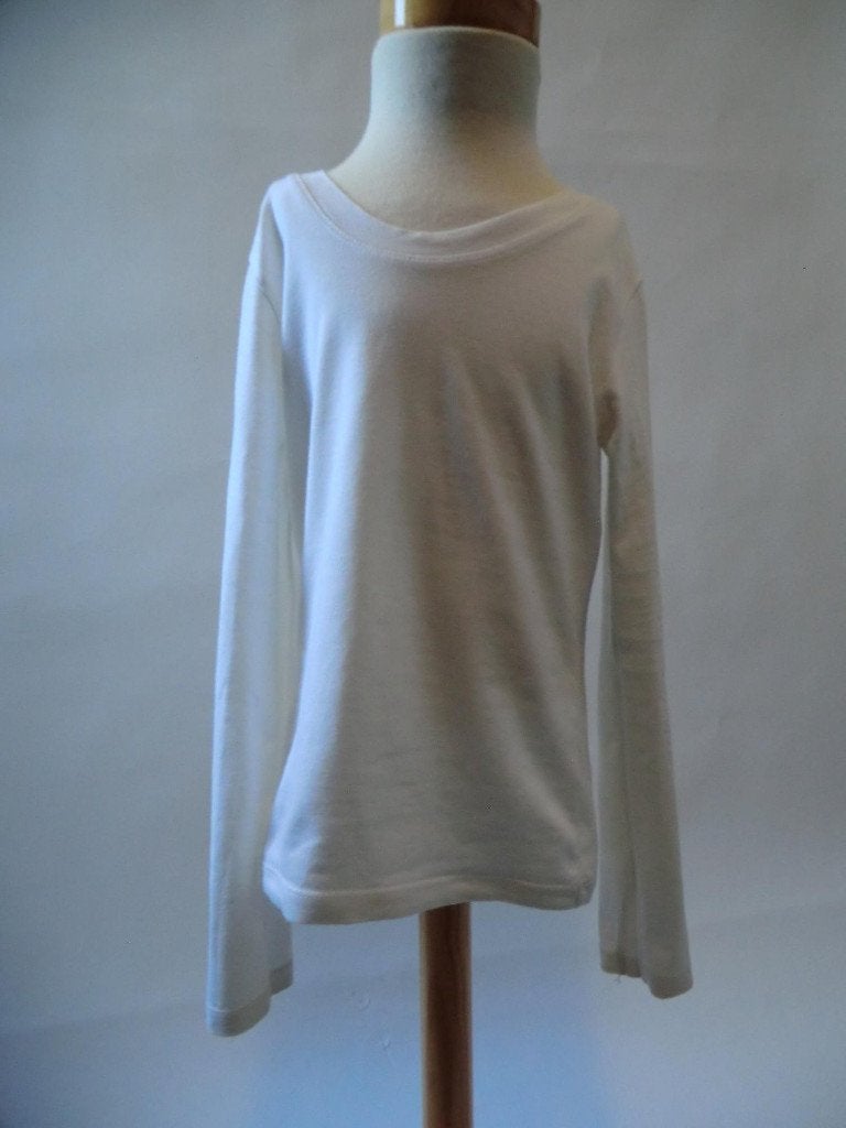 HEMA hagel witte longsleeve 122-128 in ~~nieuw~~ staat, Kinderen en Baby's, Kinderkleding | Maat 122, Verzenden, Zo goed als nieuw