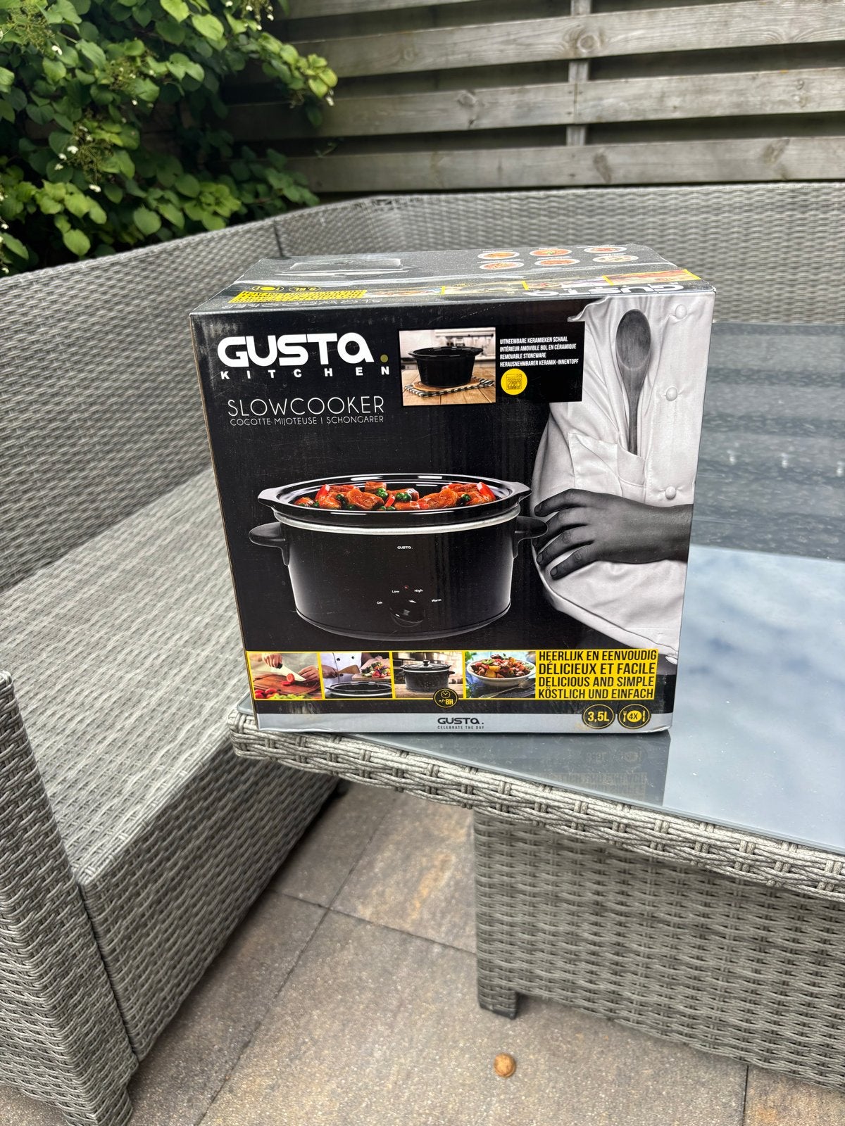 Gusta Kitchen Slowcooker 3.5L - Nieuw in doos, Ophalen, Nieuw