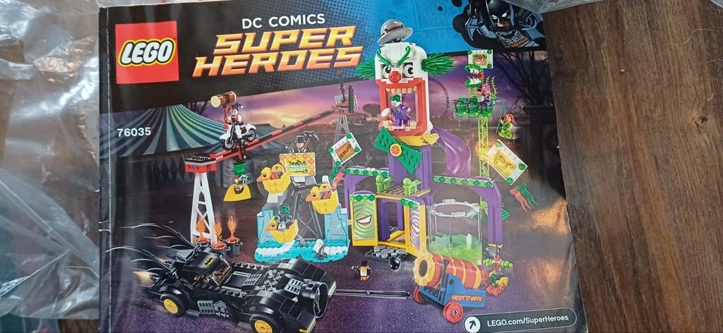 Lego Super Heroes 76035 Jokerland GEEN minifigs, Gebruikt, Marvel, Lego, Compleet