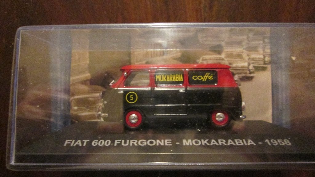 Fiat 600 Bestel Mokarabia 1:43, Ophalen of Verzenden, Nieuw, Auto, Overige merken