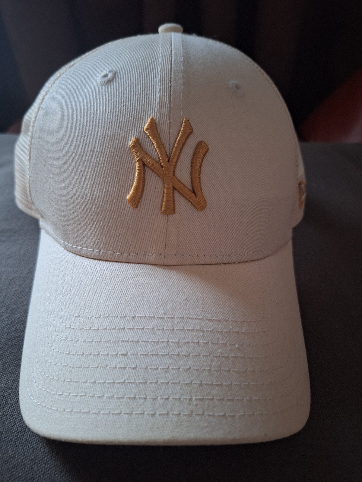 New Era NY Yankees 9FORTY Trucker Cap - Crème, Nieuw, Pet, New Era, One size fits all