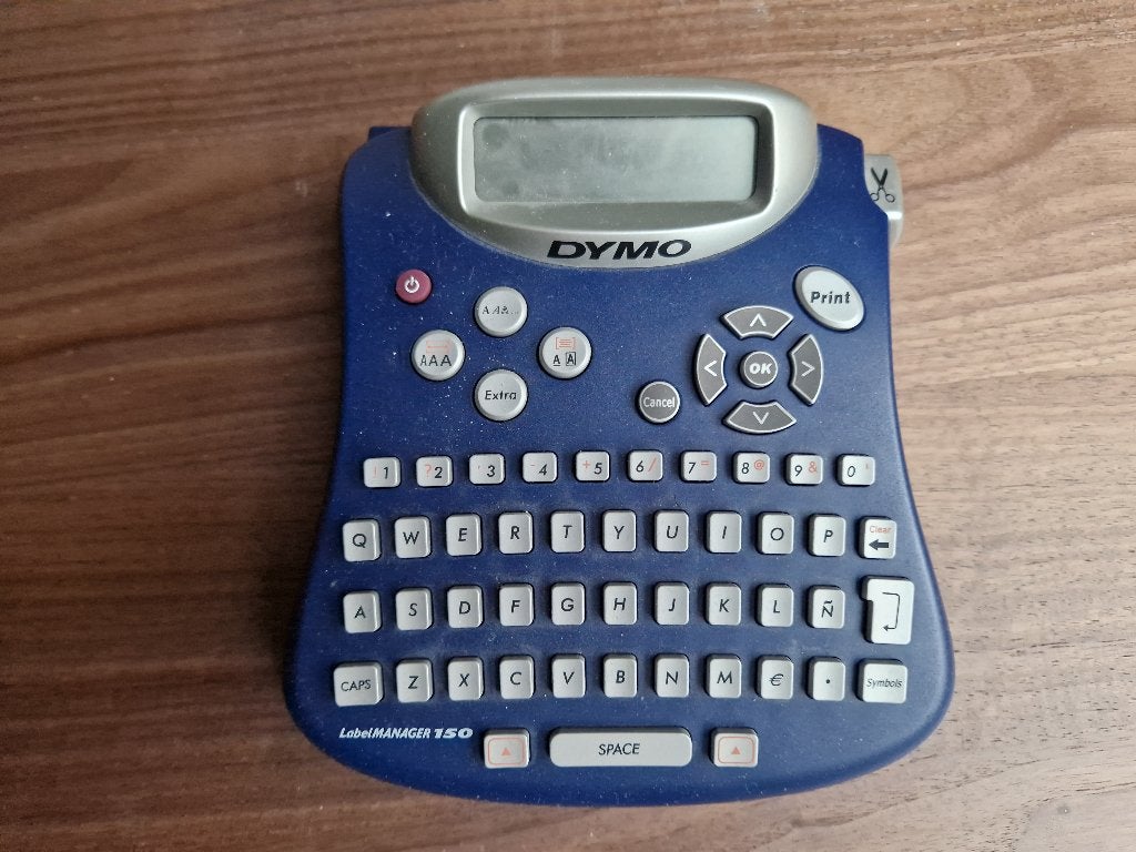 Dymo LabelManager 150 Labelprinter, Qwerty, Dymo, Ophalen of Verzenden, Zo goed als nieuw