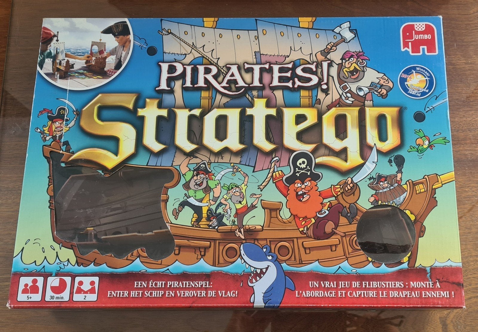 Pirates! Stratego Bordspel - Jumbo, Een of twee spelers, Ophalen of Verzenden, Gebruikt, Jumbo