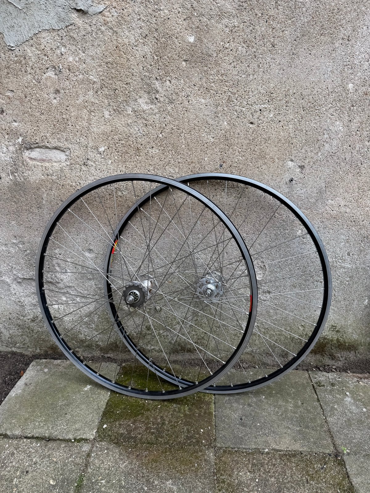 Mavic Open Pro Wielset - Campagnolo Record Naven, Fietsen en Brommers, Fietsonderdelen, Wiel, Gebruikt, Ophalen of Verzenden, Aluminium