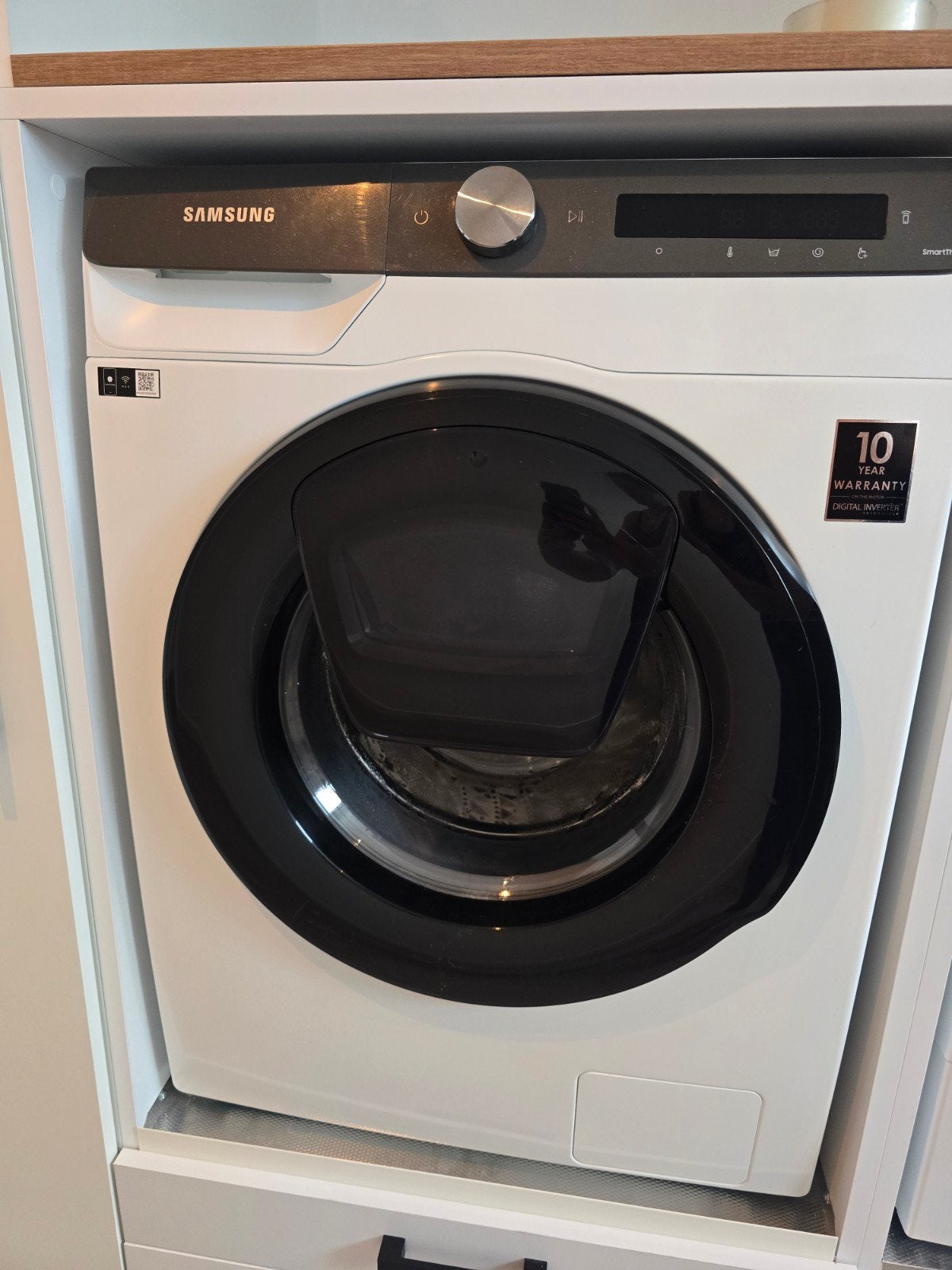 Samsung WW90T554AAT/EN AddWash Wasmachine – 9 kg, 8 tot 10 kg, Ophalen, 1200 tot 1600 toeren, 85 tot 90 cm