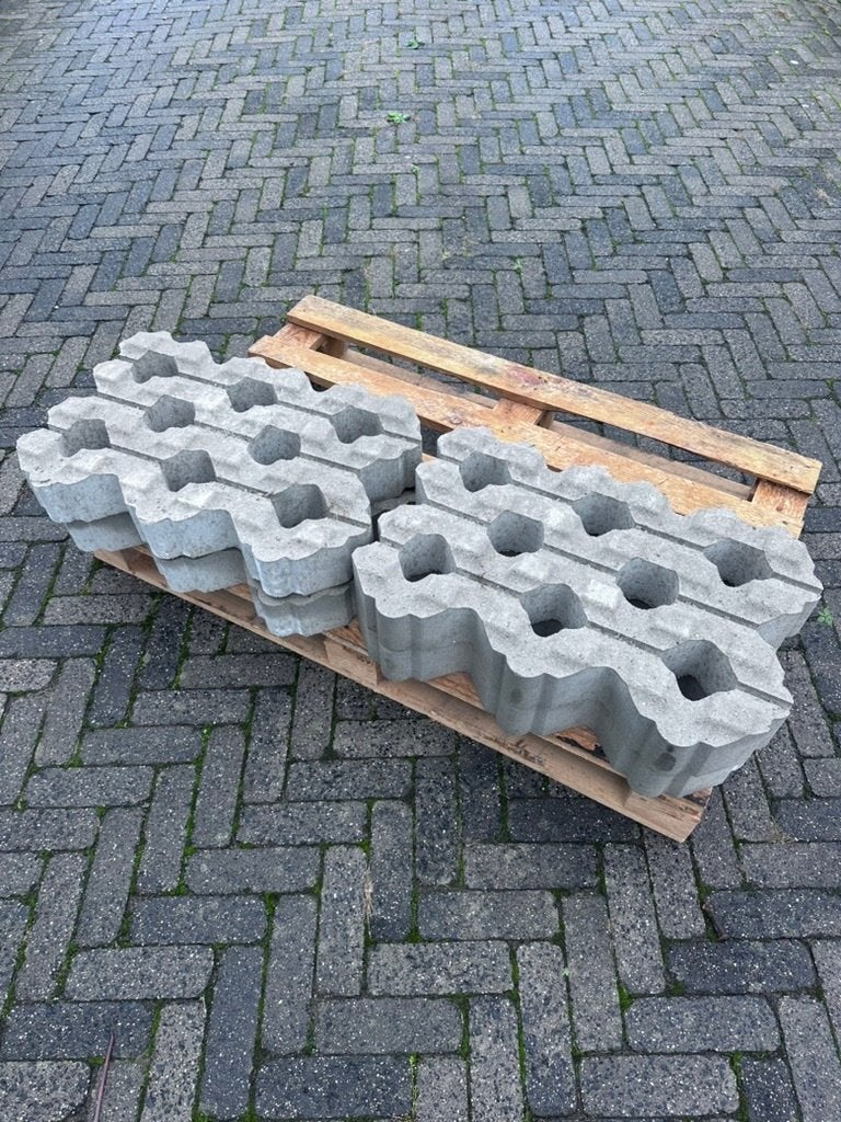 4x grastegel grasbeton 40x60x10 cm grijs, Ophalen, Overige typen, Nieuw, Minder dan 5 m²