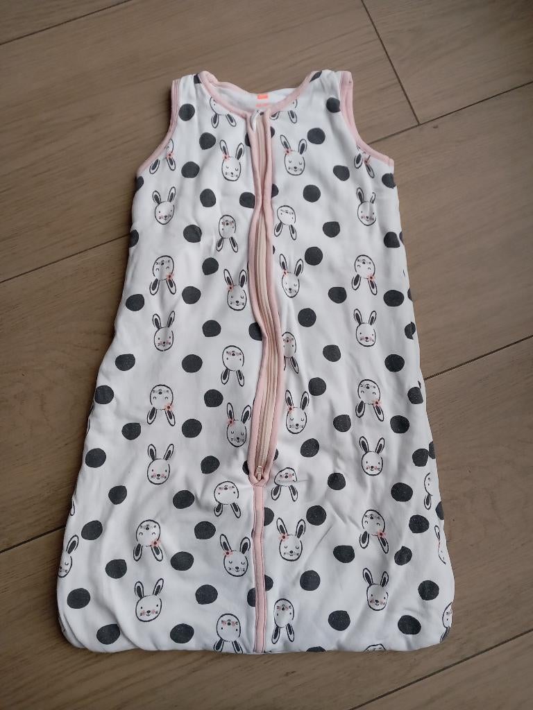 K260 Witte slaapzak HEMA maat 68-80, Ophalen of Verzenden, Gebruikt, 70 tot 85 cm, Slaapzak