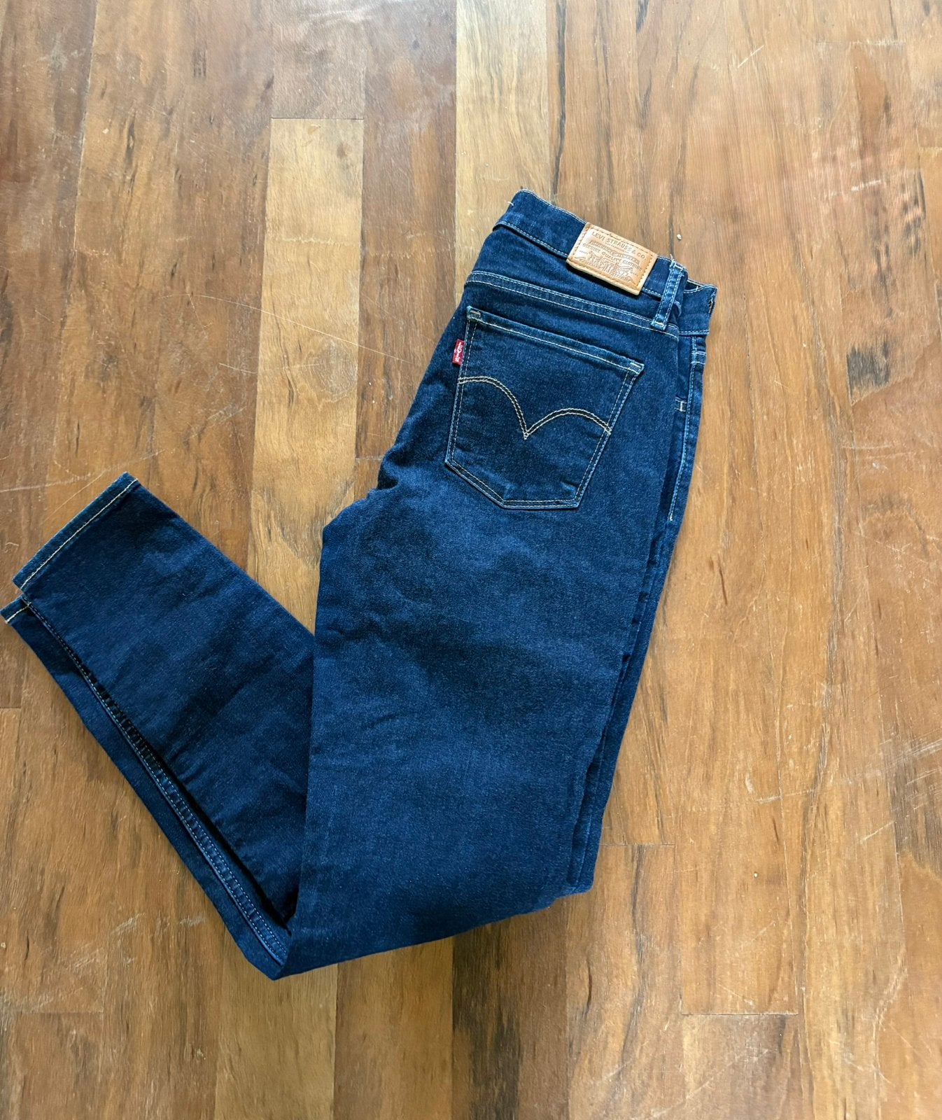 Levi’s 710 Super Skinny Premium Jeans, Ophalen of Verzenden, Zo goed als nieuw, Blauw, W30 - W32 (confectie 38/40)