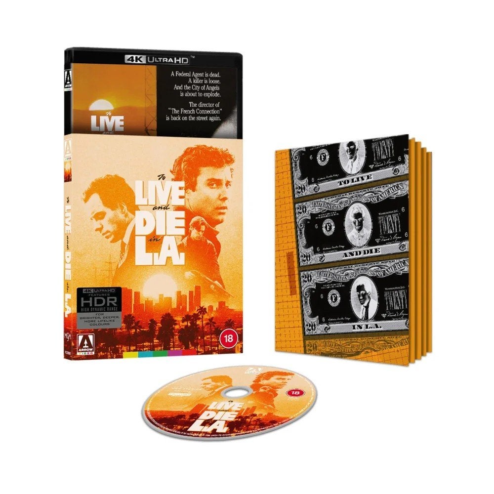 To Live and Die in L.A Arrow 4K UHD Blu-Ray UK Seal IMDb 7.9, Cd's en Dvd's, Blu-ray, Vanaf 16 jaar, Film, Ophalen of Verzenden