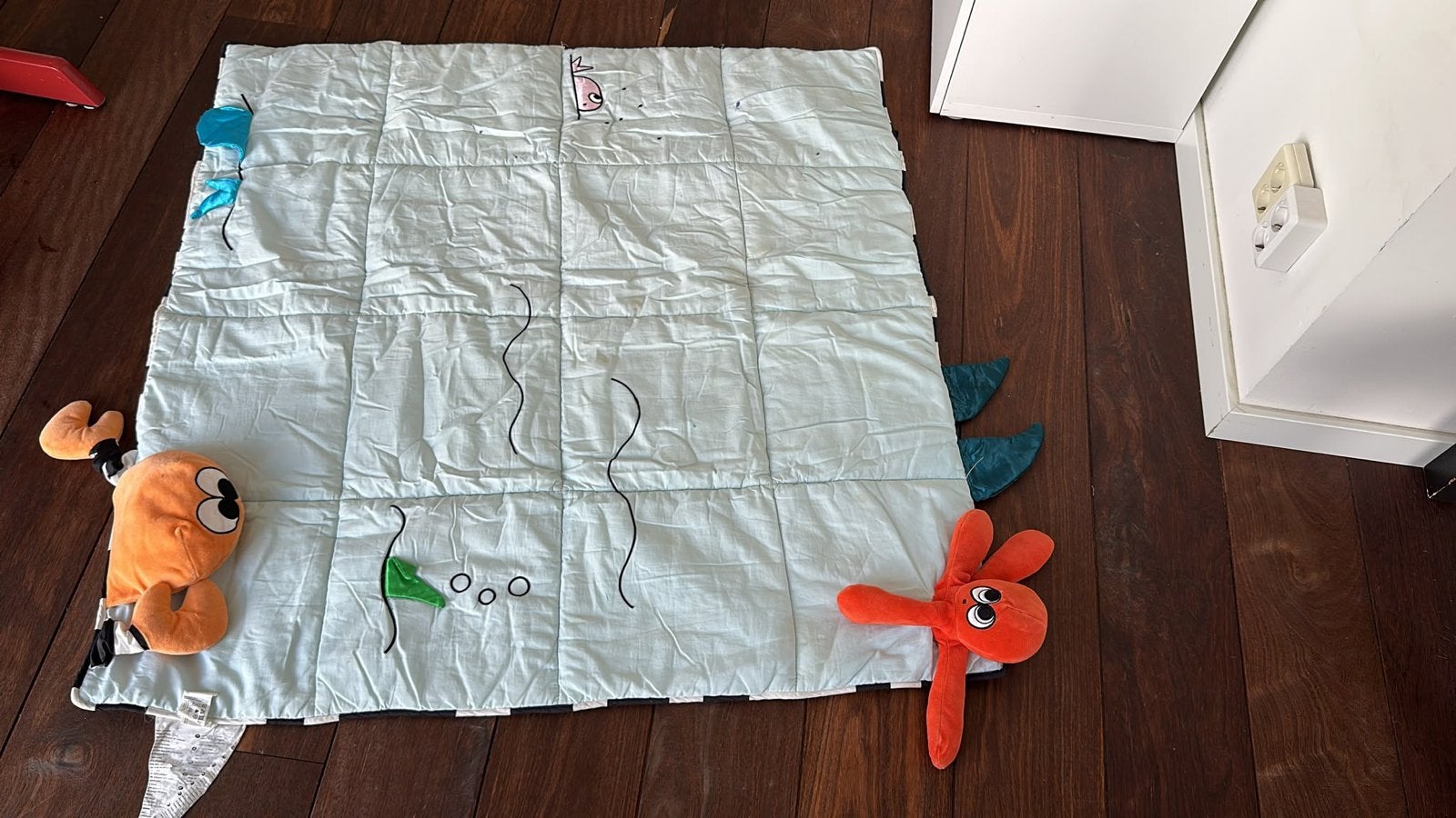 IKEA KLAPPA Babyspeelmat Zeethema (114x114 cm), Kinderen en Baby's, Ophalen, Zo goed als nieuw, Speelkleed, Met geluid