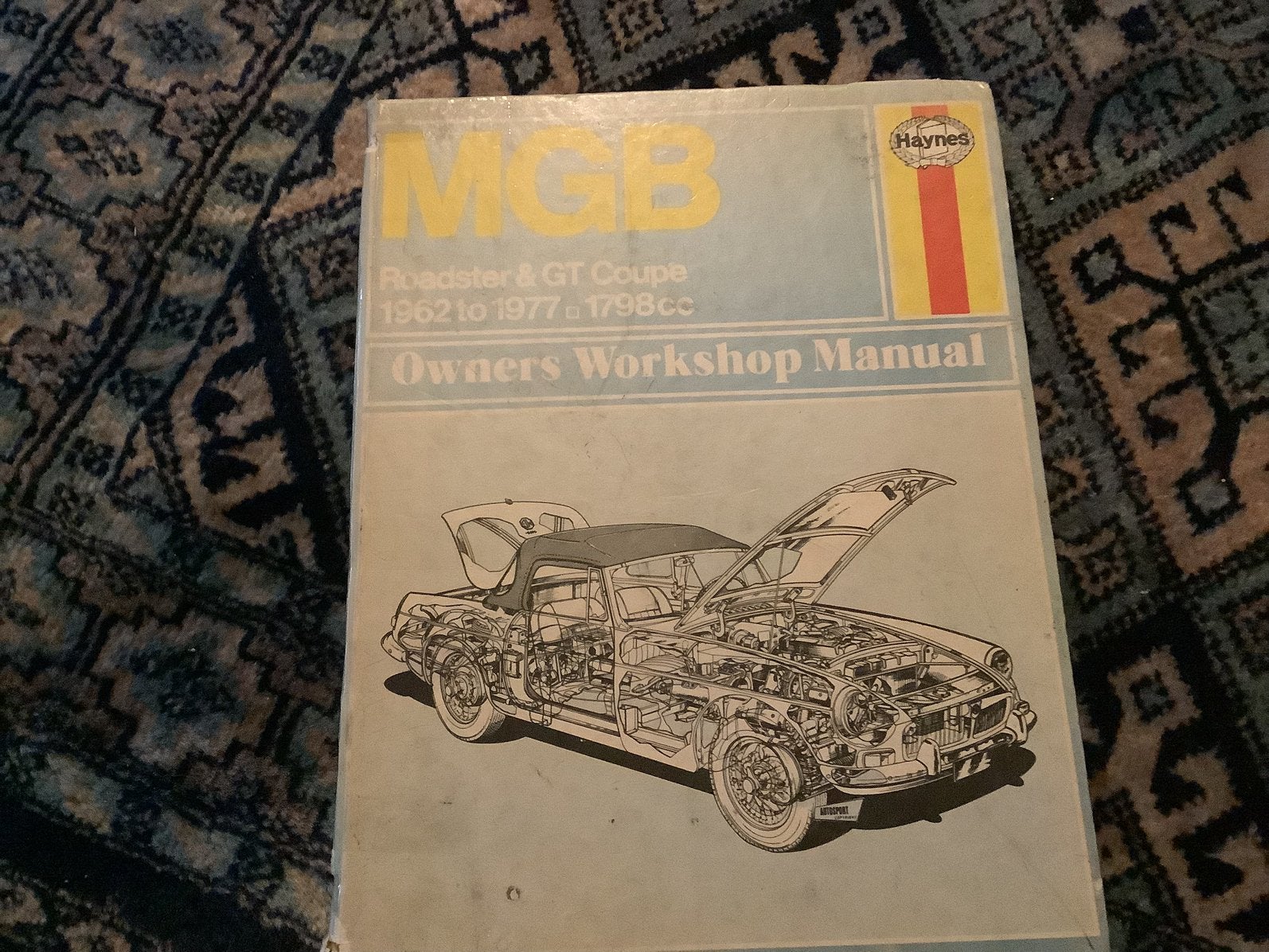 Boek handleiding . MGB roadster & GT 1962-1977, Ophalen of Verzenden