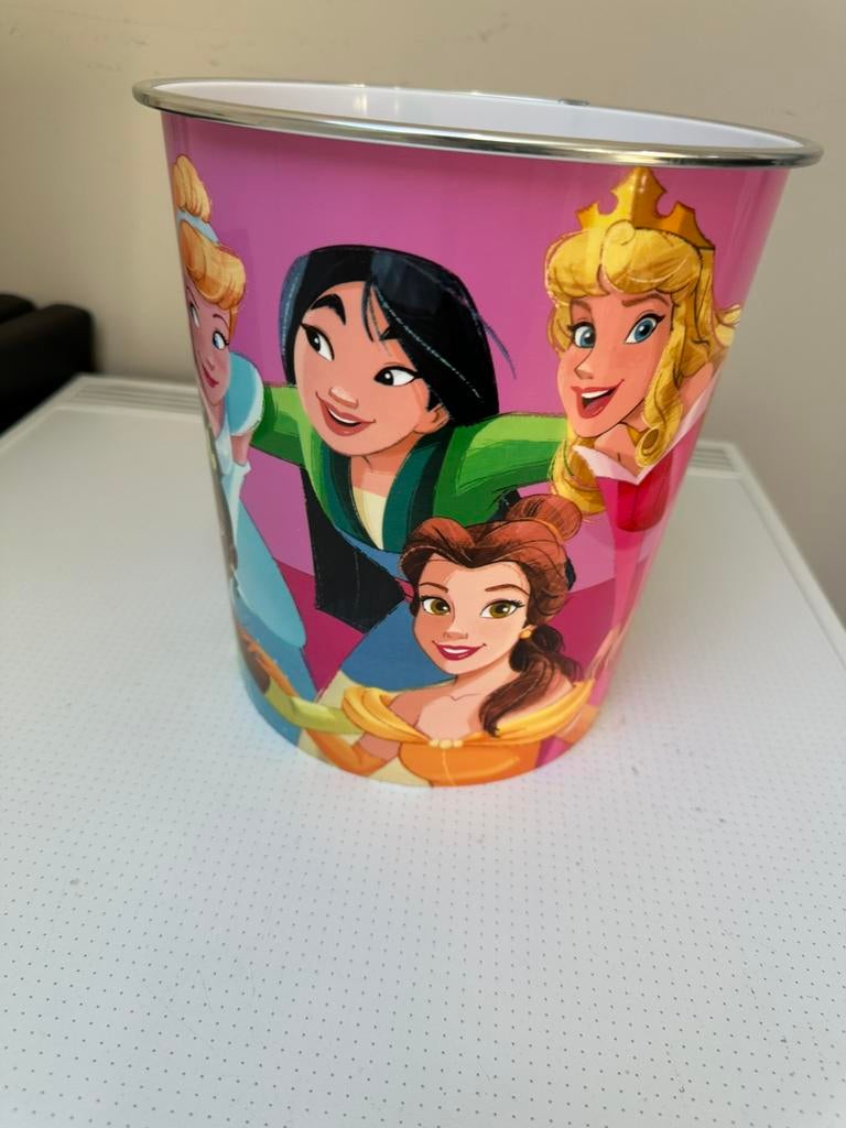 Prinsessen prullenbak, Huis en Inrichting, Woonaccessoires | Prullenbakken, Ophalen, Zo goed als nieuw, Minder dan 50 cm