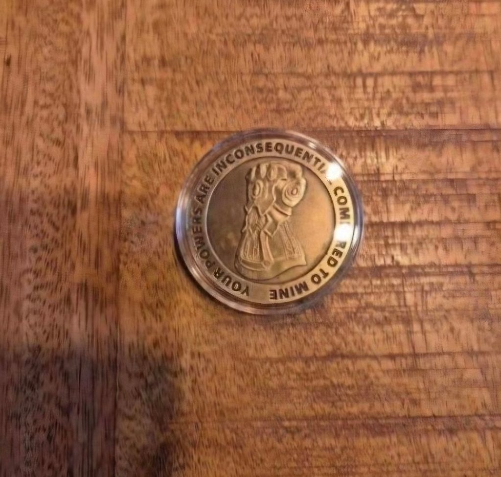 Vegvisir Viking souvenir munt / coin., Ophalen of Verzenden, Buitenland, Munten