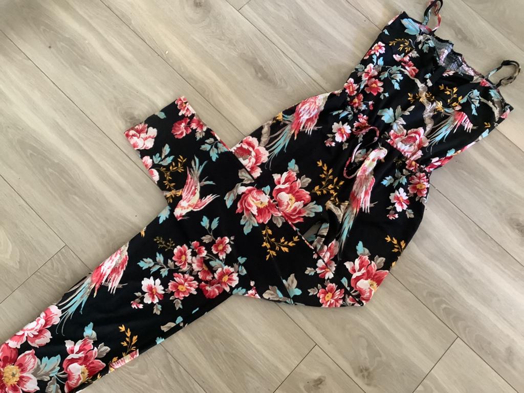 King Louie travelstof jumpsuit M met aansnoerkoord, Ophalen of Verzenden, Zo goed als nieuw, Maat 38/40 (M)